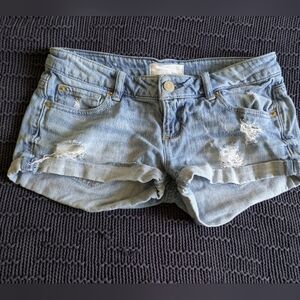 Garage Distressed Mini Short Sz 1